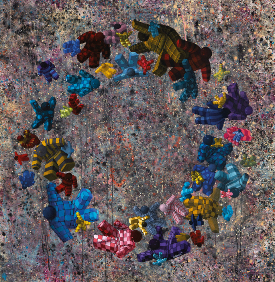 Lot 54 Michael Musyoka (Kenyan, born 1986) Offerings of the Same Things IV, 2018, at Art Auction East Africa 2019