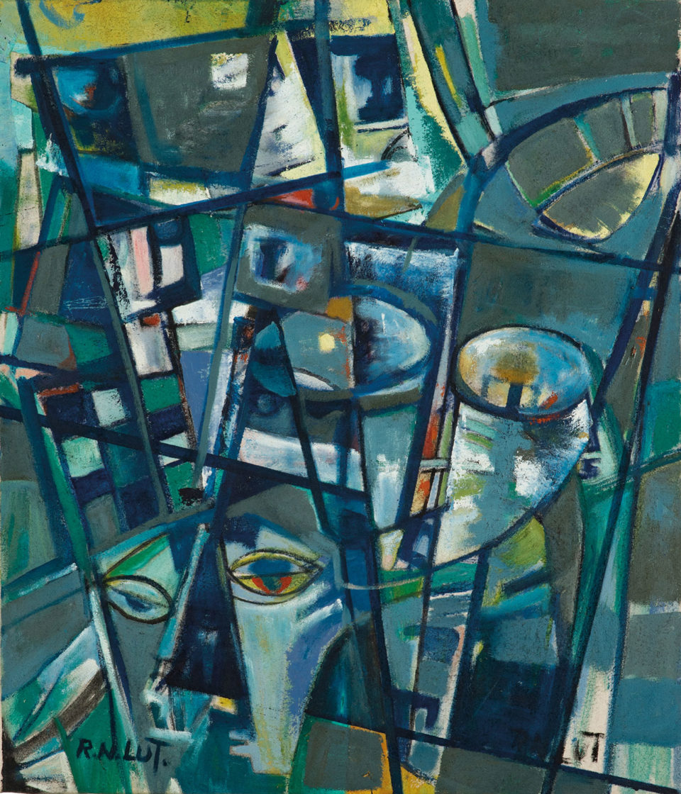 Lot 56 Romano Lutwama (Ugandan, birthdate unknown, died 2004) Untitled, undated (circa 1999), at Art Auction East Africa 2019