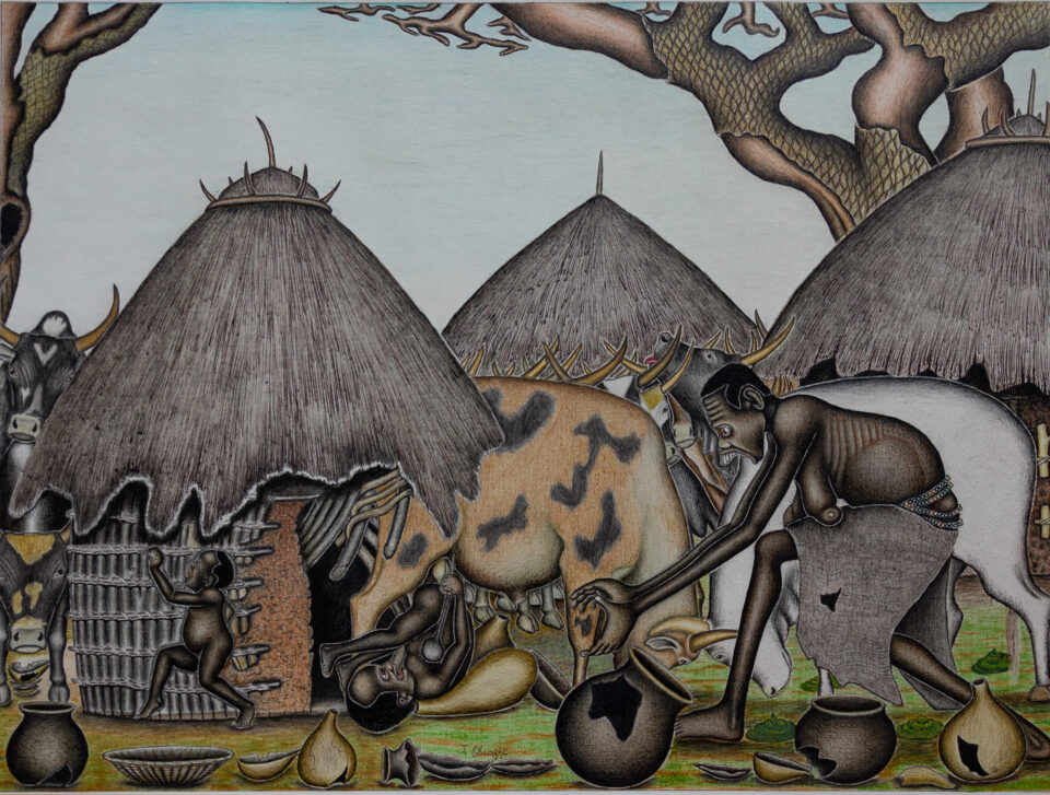 Art Auction East Africa 2024 Lot 35 Joel Oswaggo
