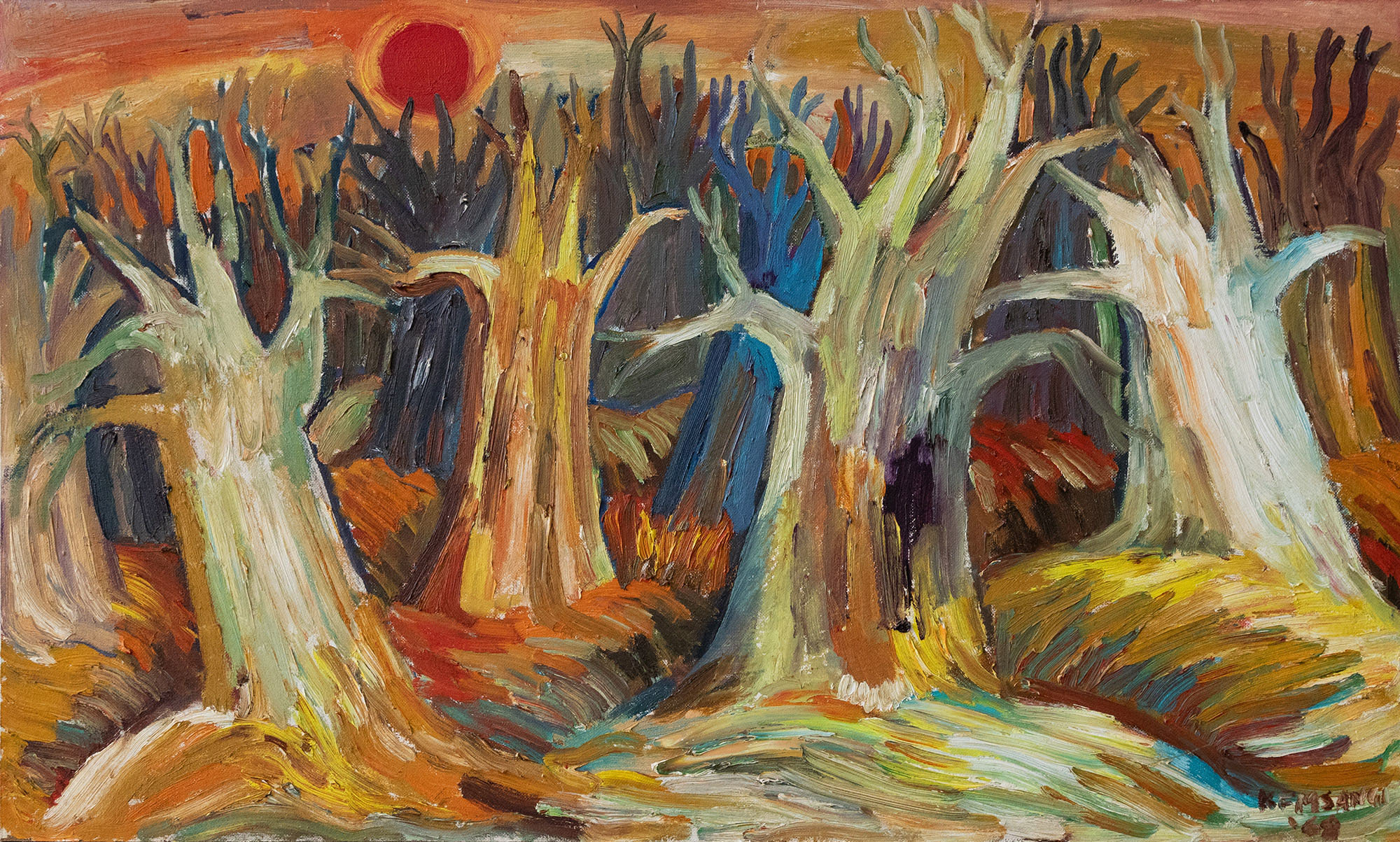 Lot 26 Kiure Francis Msangi Art Auction East Africa Strauss & Co 2025