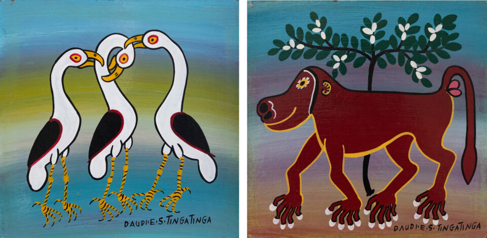 Lot 35 Daudi E.S. Tingatinga Art Auction East Africa Strauss & Co 2025